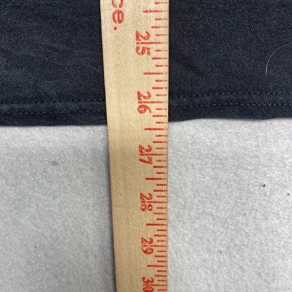 AC/DC Back In Black Band Tee Thrifted Vintage Style Size L - Picture 8 of 12